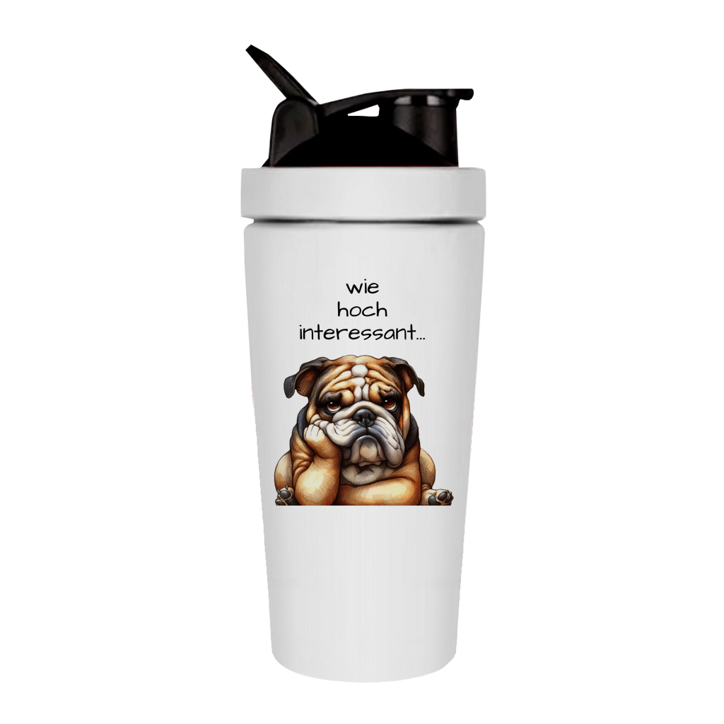 Fitness Shaker Hund "wie hoch interessant...."