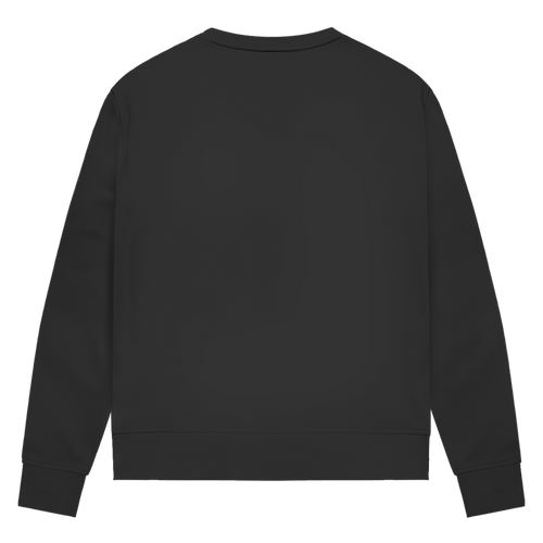 Damen Premium Bio Sweatshirt Kuh "echt jetzt?"