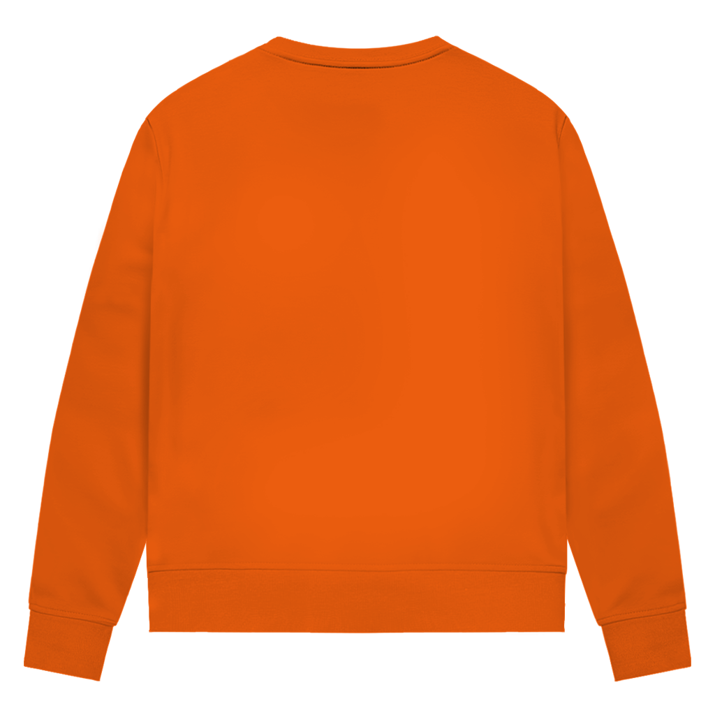 Damen Premium Bio Sweatshirt Kuh "echt jetzt?"