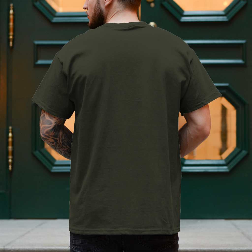 Herren T-Shirt  Hund "weck mich..."