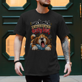 Herren T-Shirt  Hund "weck mich..."