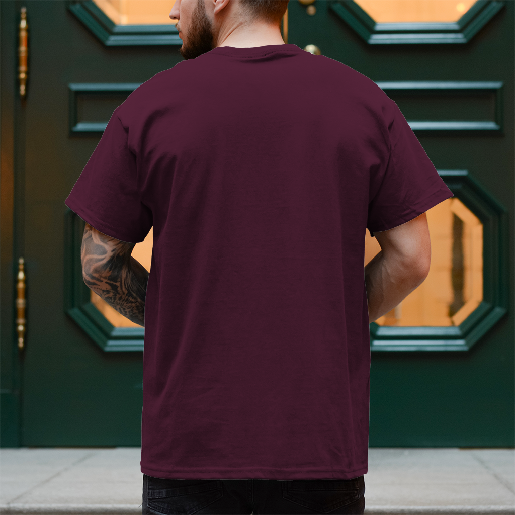 Herren T-Shirt  Hund "weck mich..."