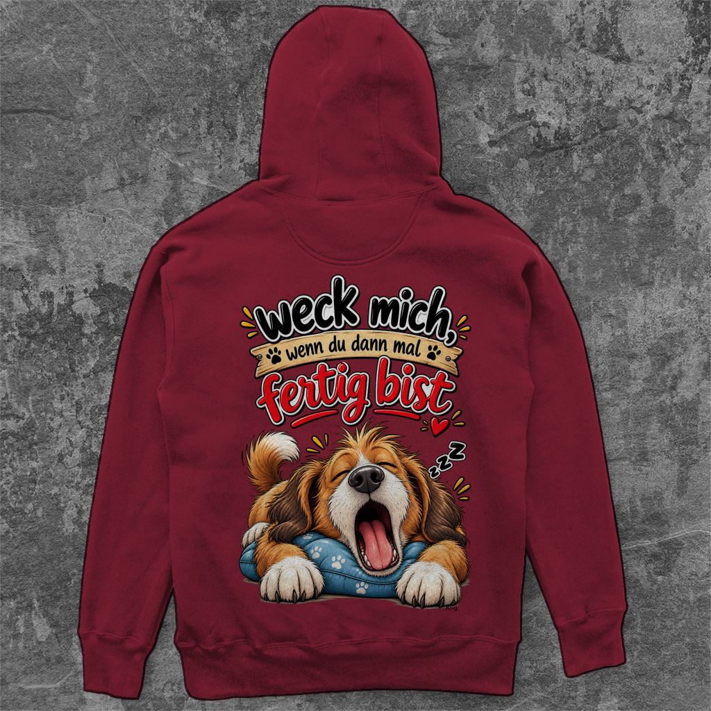Unisex Oversize Hoodie weck mich
