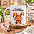 🐰☕ „Nein ist ein vollständiger Satz – und diese Tasse beweist es!“ 😂